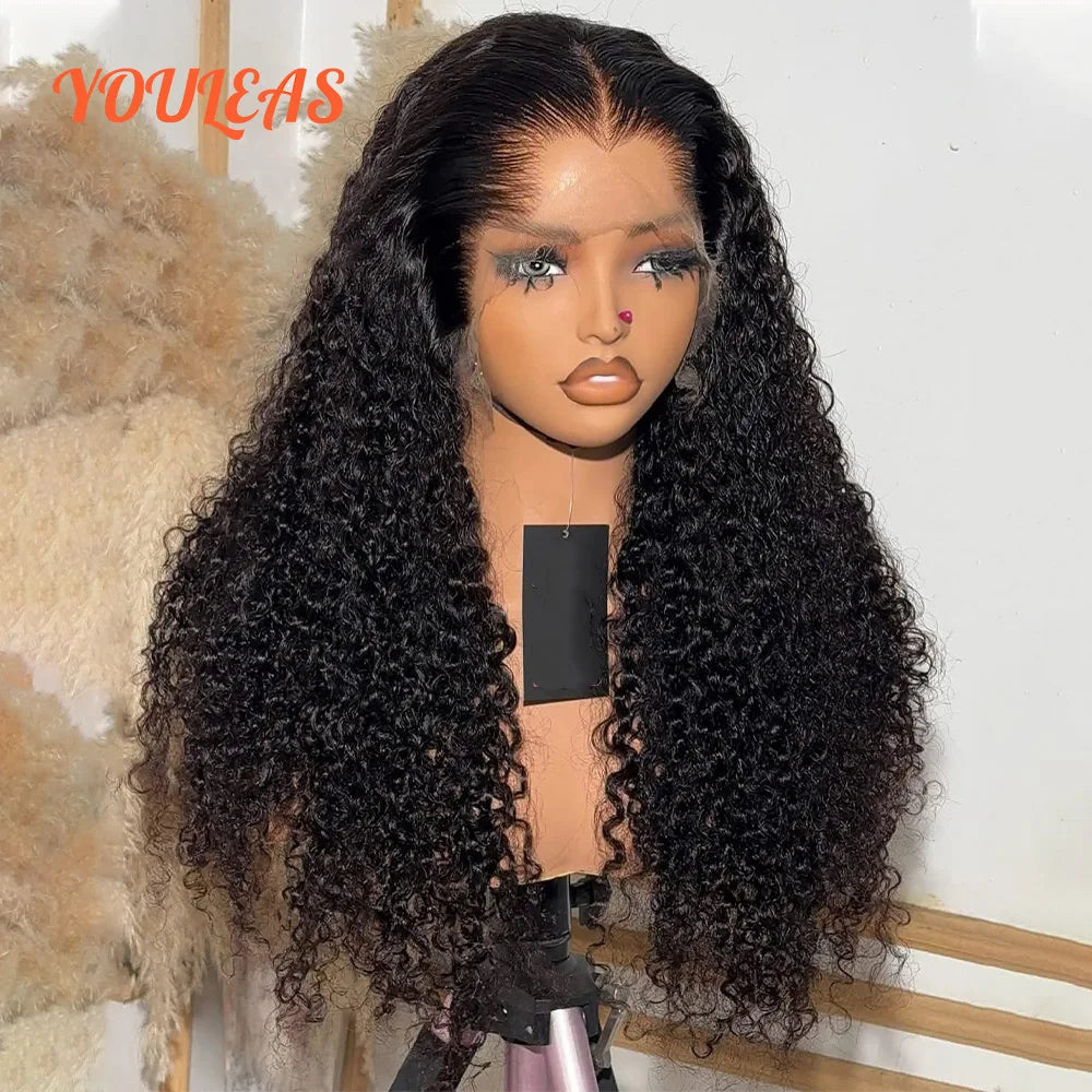 New Trend Lagos Hairline curly Human Hair Wig 13x4 Lace Frontal Glueless Wigs Human Hair Pre Plucked Burmese Curly Ready To Wear