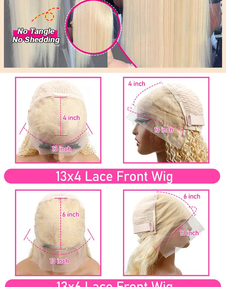 30 40 inch 613 Honey Blonde Straight 13x4 Lace Front Wigs Human Hair Glueless 5x5 Closure Brazilian Hd 13x6 Front Wig PrePlucked