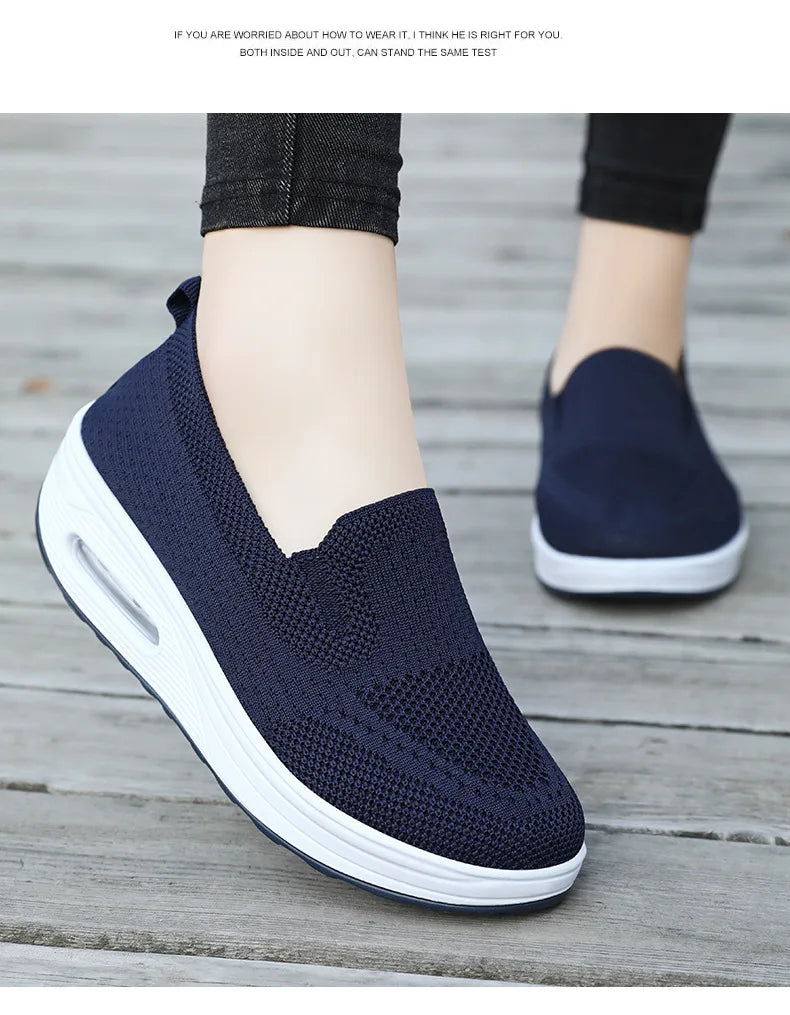Comfort Women'S Summer Sneakers Mesh Fabric Casual Sneaker Cheap Shoes Clearance Free Shipping Non-Slip Women'S Shoes