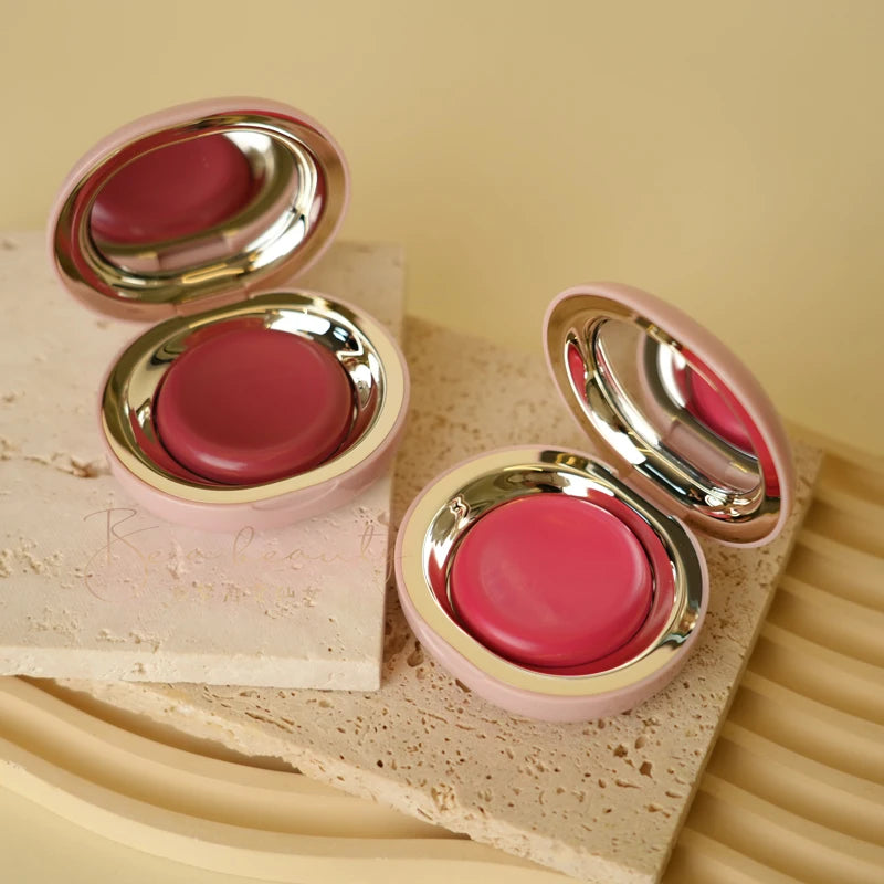 Rare Beauty Mauve Rose Neutral Blush Powder Portable Makeup Liquid Blush Moisturizing Dual-use Waterproof Lip Glaze Plump Smooth