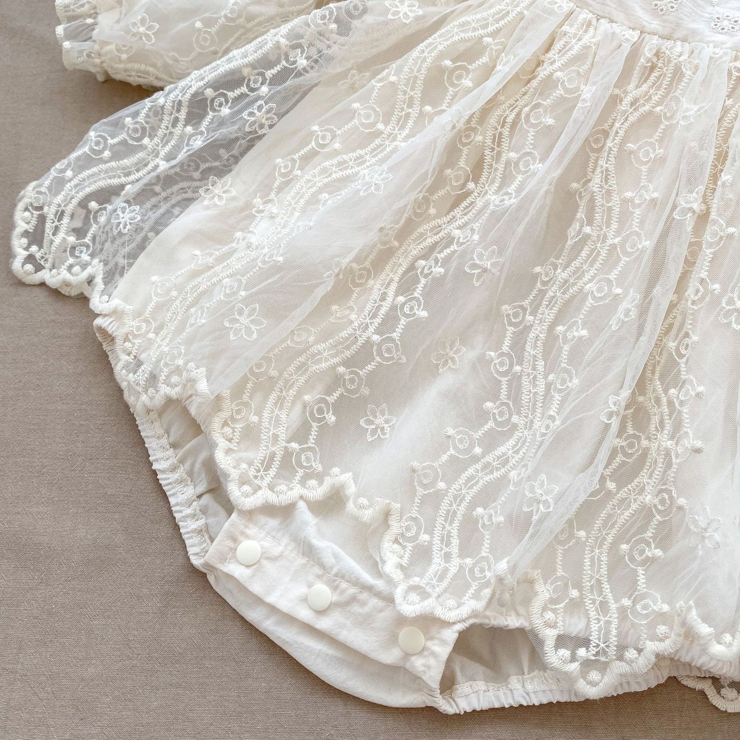 7006 Baby Lace Romper Longsleeve Princess Baby Girls Clothes Newborn Infant 0-6m Romper