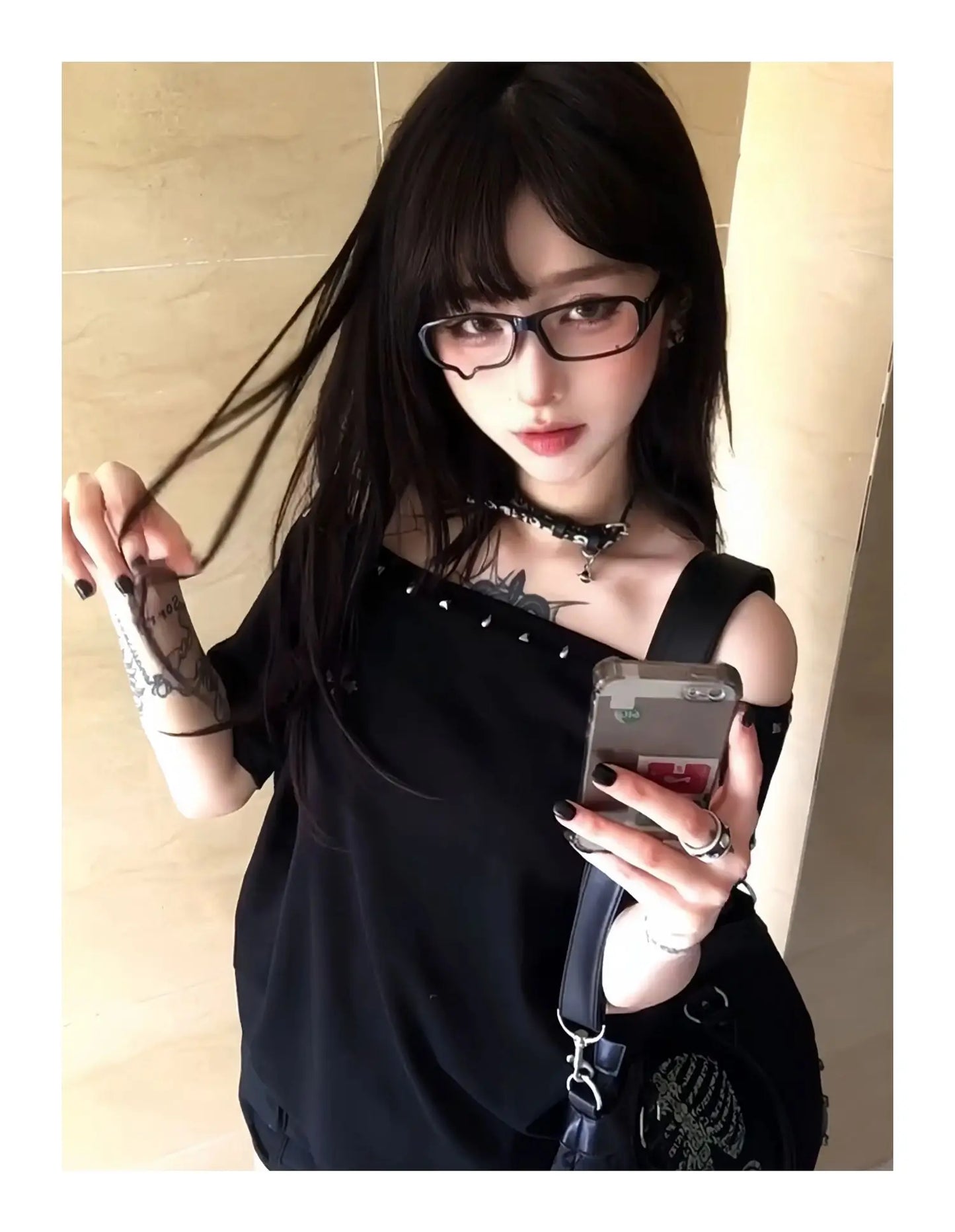 Seeslim Black Off Shoulder Cross Women's T-shirt Short Sleeve 2000s Clothes Y2k Summer Tops Tees Female Clothing Chic Vintage