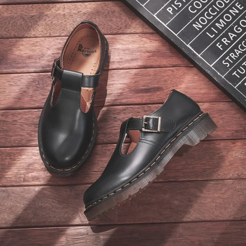 Spring and Autumn Casual Shoes for Men and Women 2025 Fashion Mary Jane Shoes Women Thick-soled British Business Casual Shoes 45
