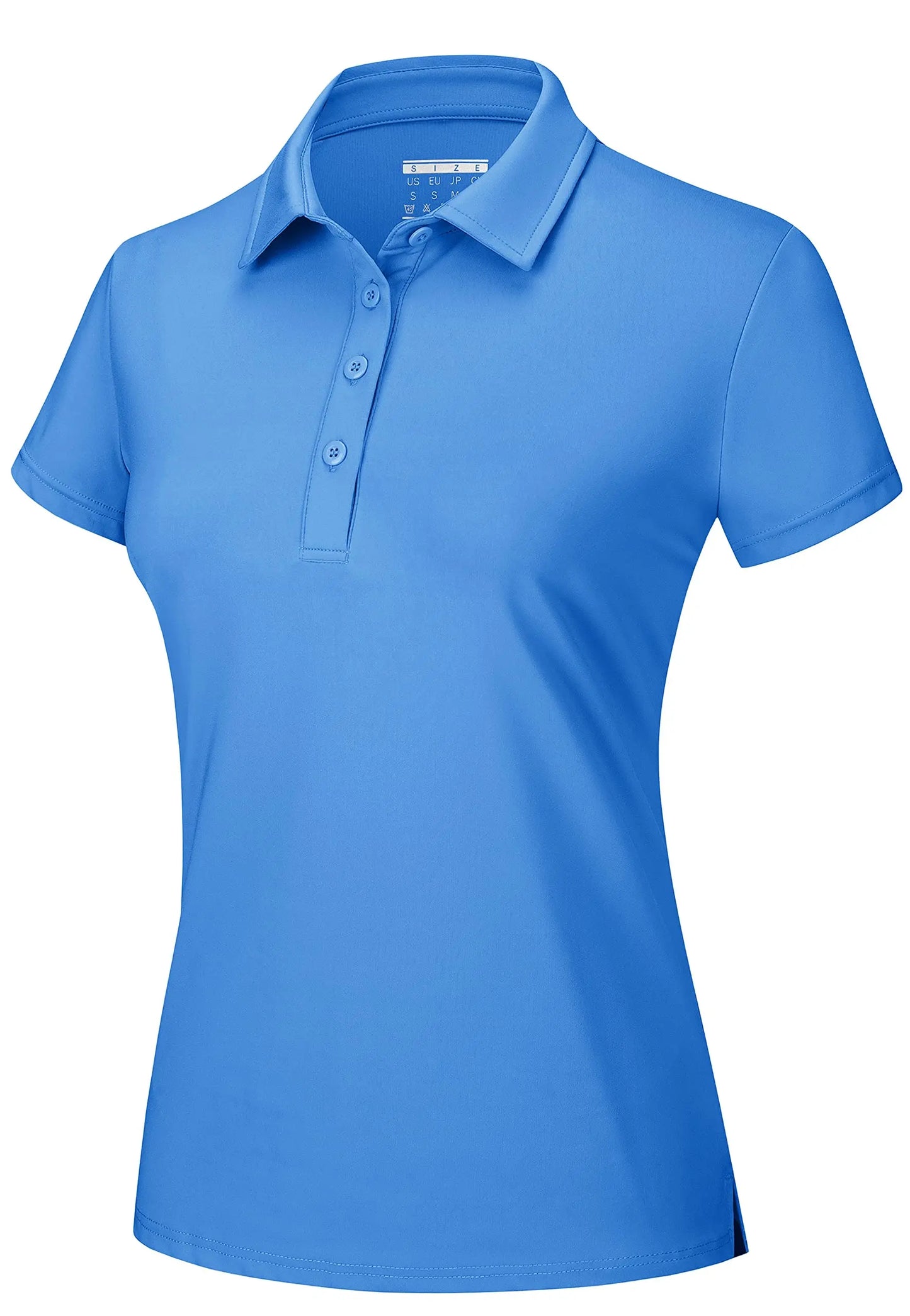 TACVASEN Summer UPF 50+ Short Sleeve Shirts Womens Sun Protection T-shirts Quick Dry 4 Buttons Tennis Workout Tee Golf Pullovers