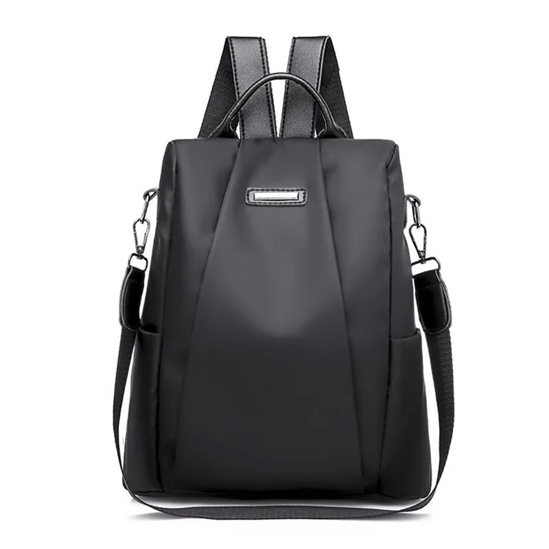 New Women's Multifunction Backpack Casual Solid Color School Bag  For Girls Fashion Detachable Strap Travel Shoulder Bag