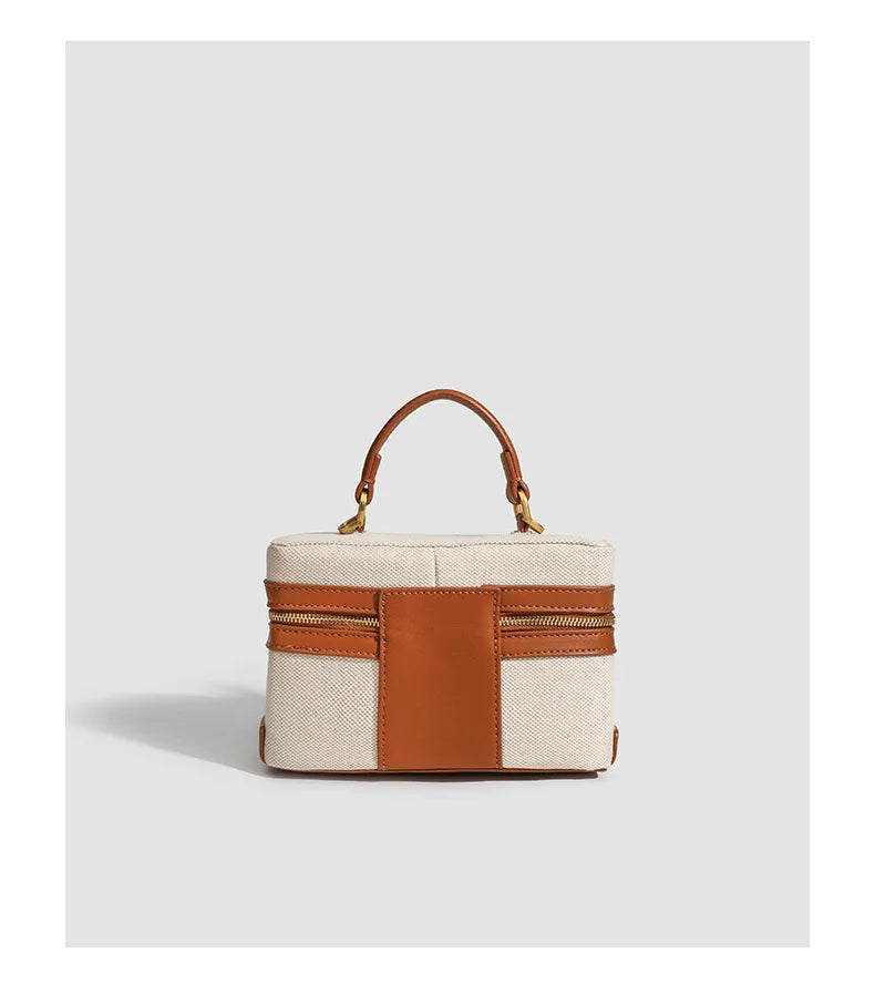 Fashion Box Women Handbags Designer Thick Canvas Shoulder Crossbody Bags Casual Spring and summer Small Purses 2024 bolso mujer