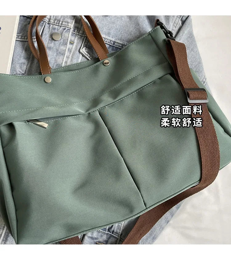 Large Capacity Winter Lady Shoulder Bag Vintage Casual Girl Tote Bags Y2K Pu Leather Female Handbags Women's Commuter Bag Purse