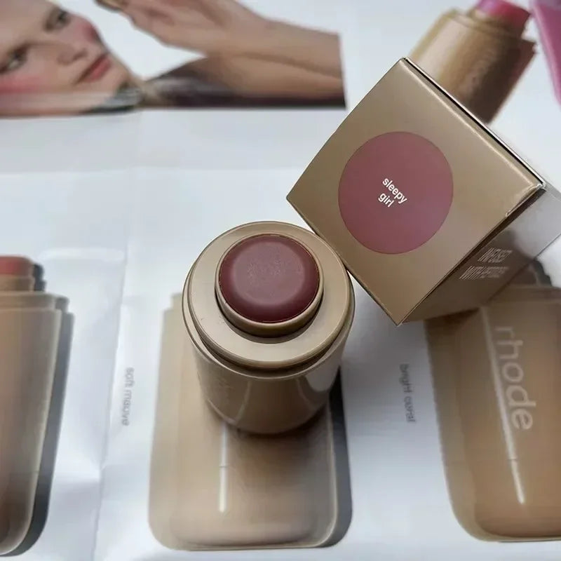 Hot Makeup Cheek Blush Cream Blusher Stick Lip Gloss Toast Juice Box Toasted Teddy Data Cake Pbj Sugar Cookie New Lipstick INS