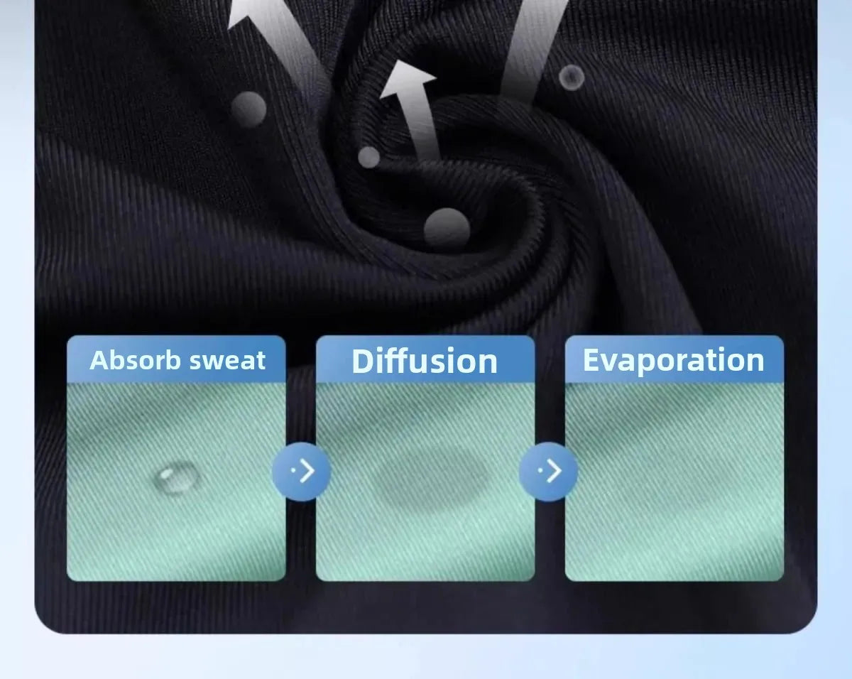 Quick Dry Ice Silk Men's T-Shirt Thin Sport Long Sleeve Loose Fitness Training Running Clothes New Style Summer Breathable Top