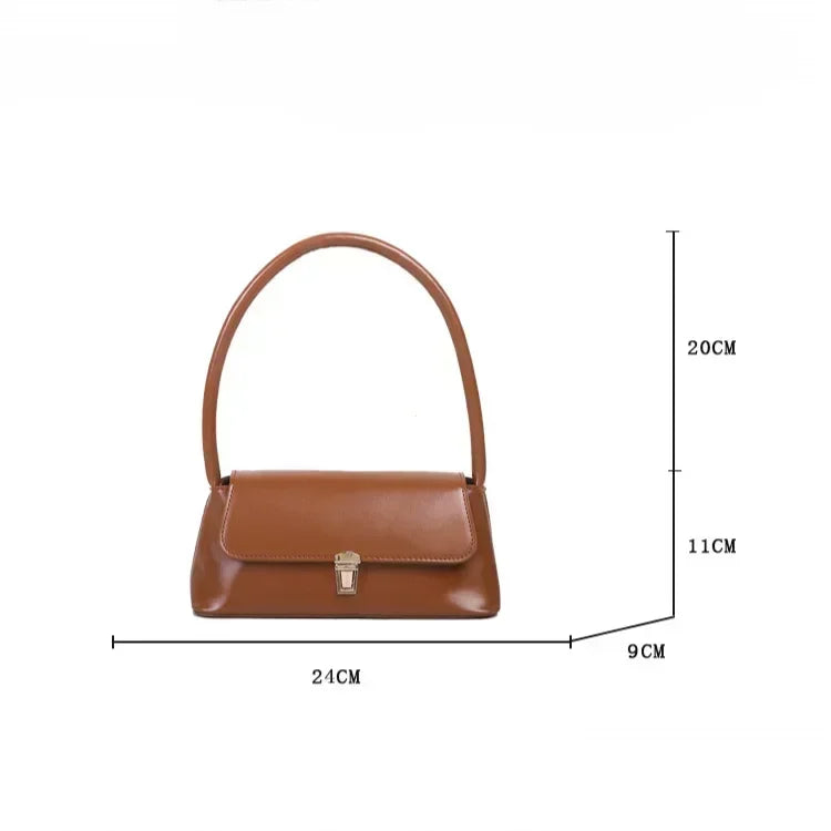 Luxury Brand Crossbody Bags for Women Fashion Design Underarm 2025 Woman Shoulder Bag Female Handbag and Purses Solid Color