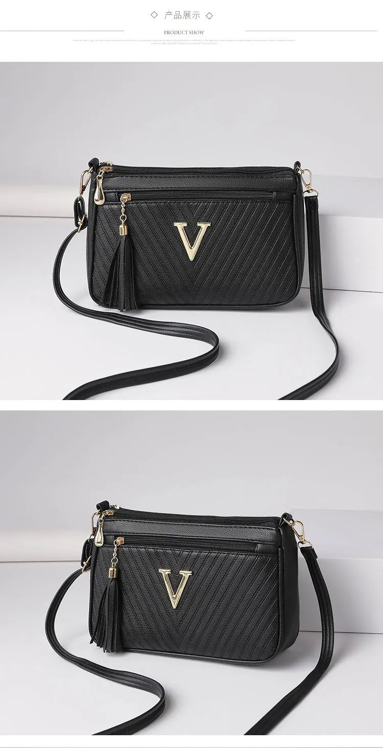 Women's Middle-aged Crossbody Bag Korean Version 2025 Spring/summer Fashion Trend Single Shoulder Bag Change Mobile Phone Purse
