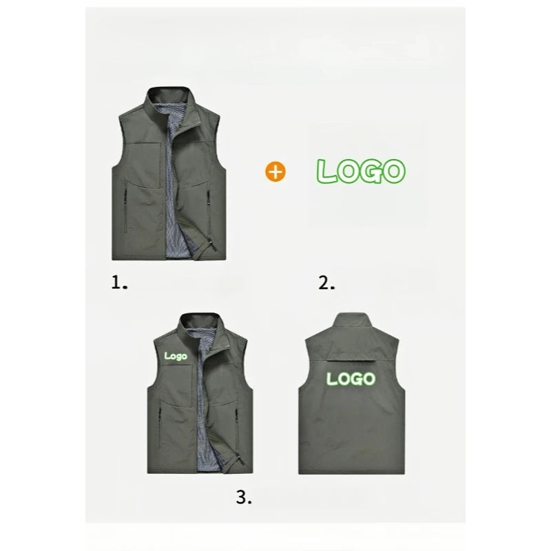 Men‘s Vests Casual Winter Fleece Warm Waistcoats Fashion Thermal Vests Sleeveless Jackets Windbreaker Vests Clothing