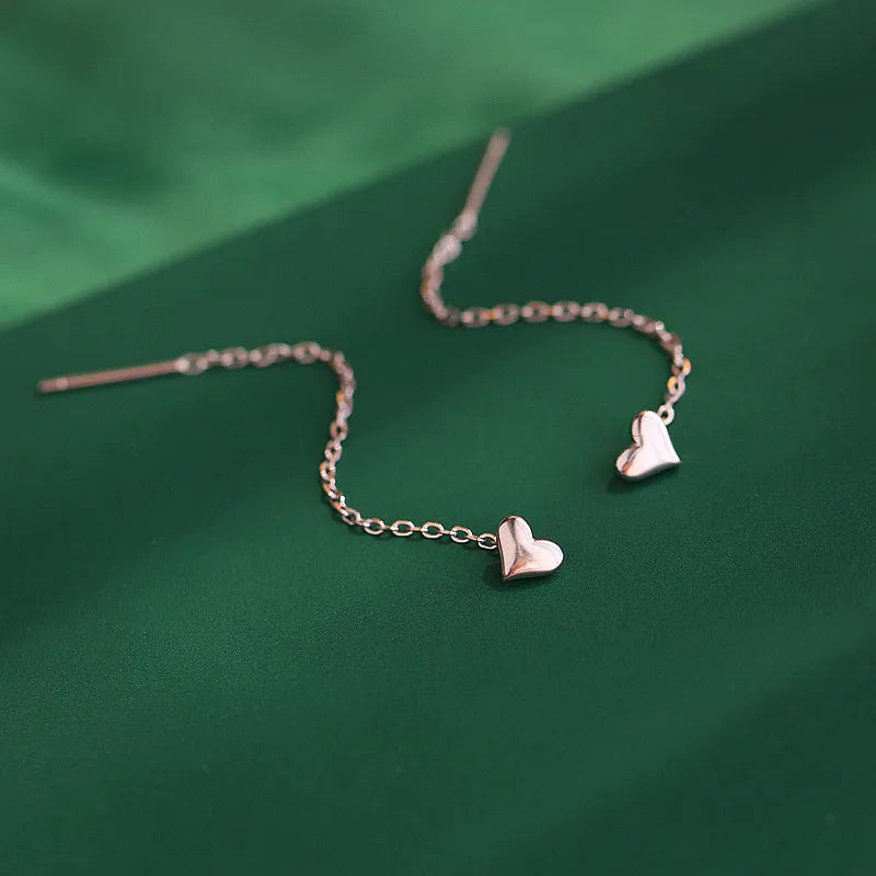 European and American Black Drop Tassel Long Earrings 2025 New Fashion Party Luxury Accessories For Womens Temperament Jewelry