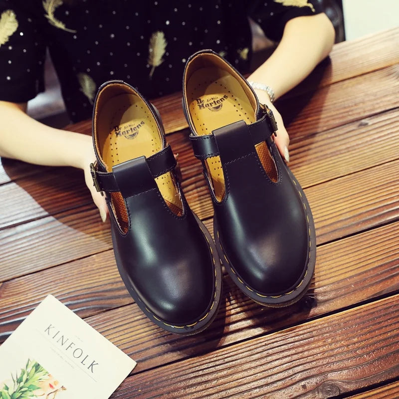 Spring and Autumn Casual Shoes for Men and Women 2025 Fashion Mary Jane Shoes Women Thick-soled British Business Casual Shoes 45