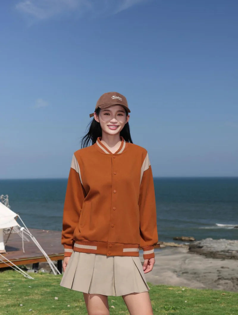 High end men's and women's pure cotton jackets, baseball jackets, custom printed embroidered logos, autumn and winter clothes