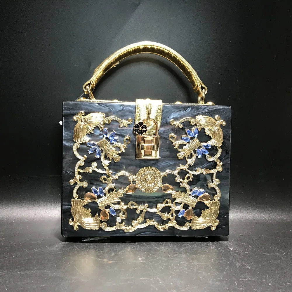 Girl Bling Sequined Women Metal Pearl White Clutch Bags Ladies Handbags With Heart Party Cocktail Evening Purse Bag Pink Handbag