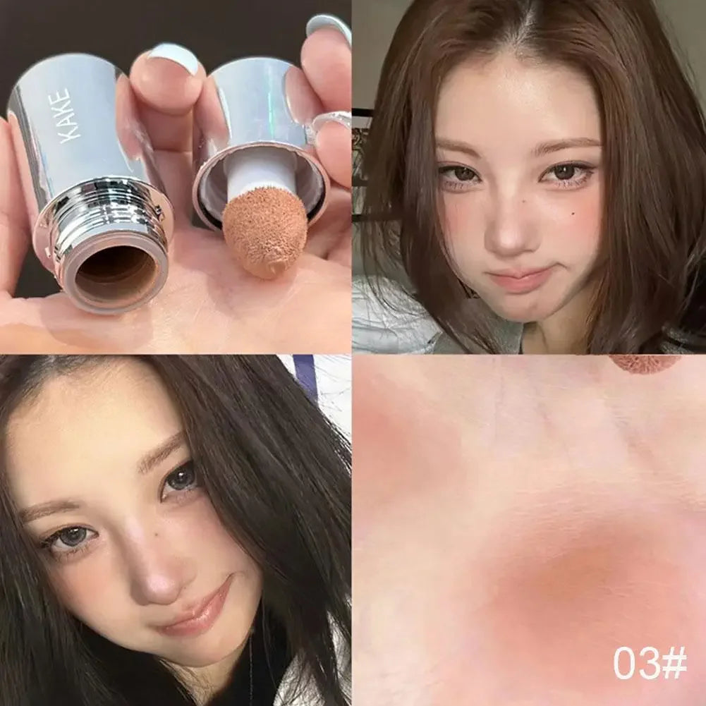 Liquid Blusher Face Contour Highlight Eye Shadow Stick Creamy All-in-one Makeup Waterproof Face Silky Texture Blush W0N3