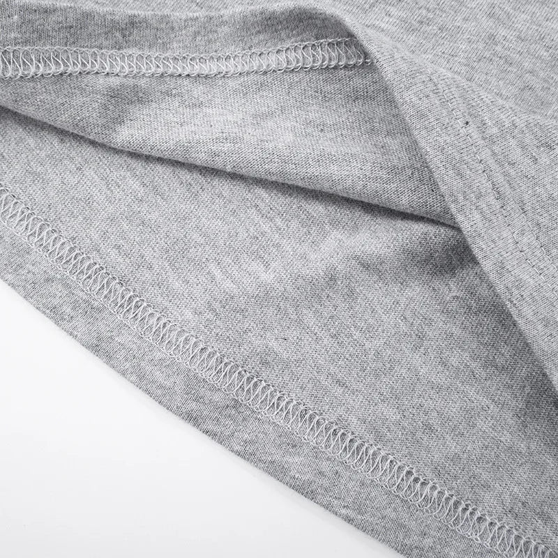 Fashion Casual Solid Gray Cropped T-shirt 2025 Woman Clothes O-neck Corset Tops Streetwear Girls Spring Summer Short Tee Shirts