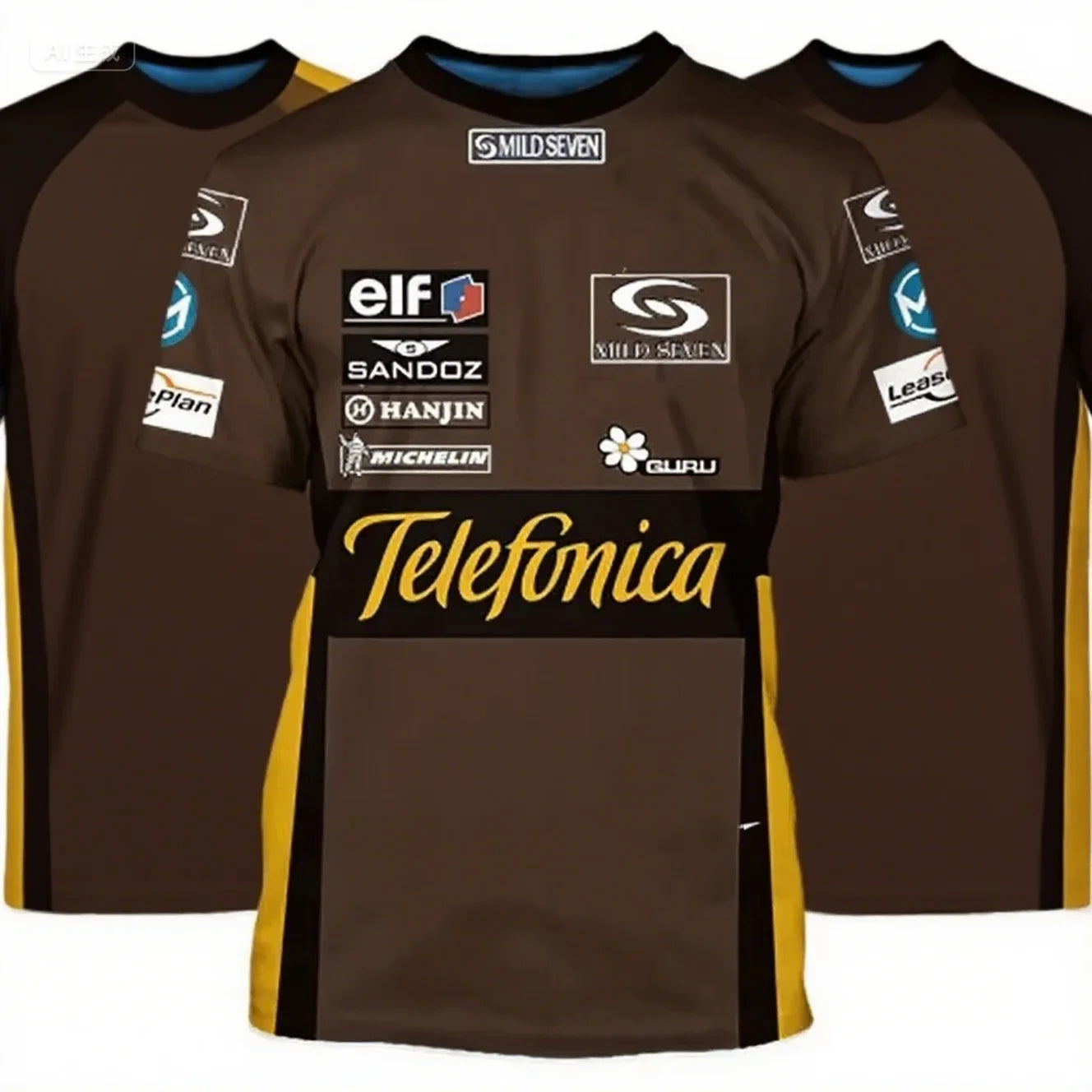 New Men's and Women's Outdoor Extreme Sports T-shirt Fashion Casual Kids Clothes F1 Seven Star Racing Suit Unisex Tee Clothing