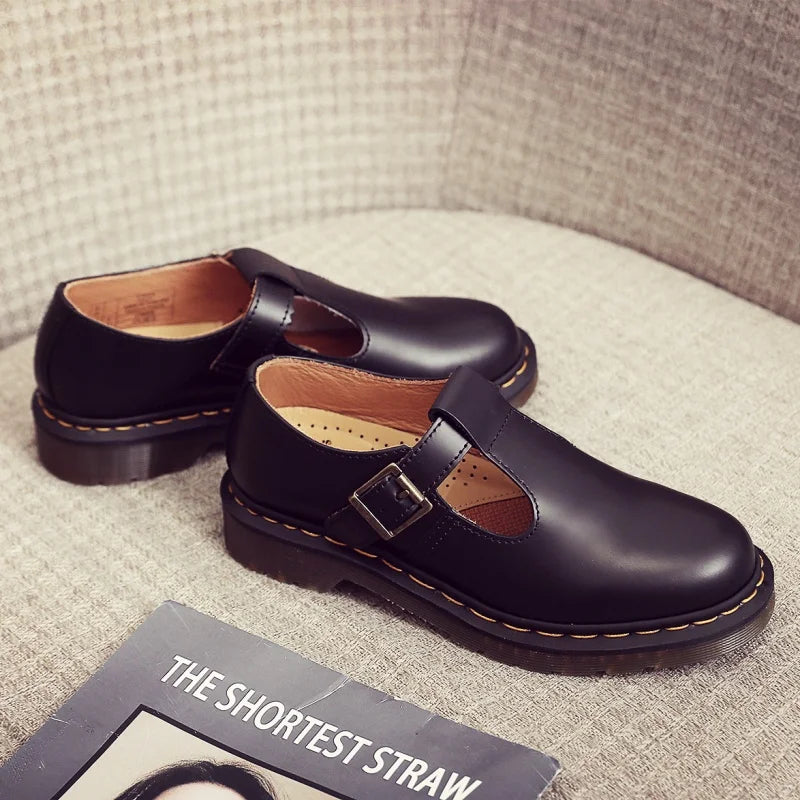 Spring and Autumn Casual Shoes for Men and Women 2025 Fashion Mary Jane Shoes Women Thick-soled British Business Casual Shoes 45