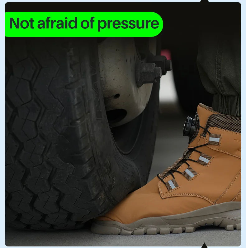 Work Safety Boots Men Waterproof Security Boots lightweight Industrial Steel Toe Work Shoes Protective Men Safety Shoes Size 48