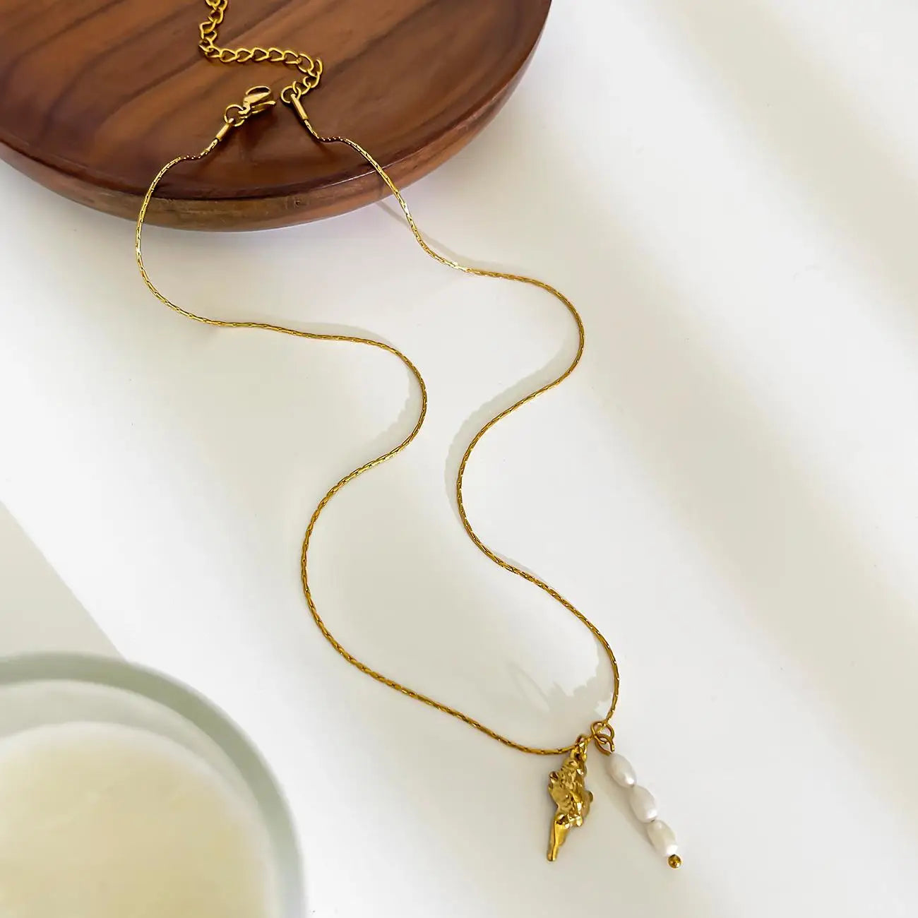 MHS.SUN Starfish Shell Conch Pendant Necklaces For Women Men Stainless Steel Trendy Chain Choker Beach Jewelry Summer Party