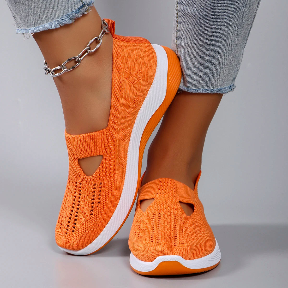 Women's summer breathable mesh flat shoes women's shoes casual sneakers shoes, clearance free shipping