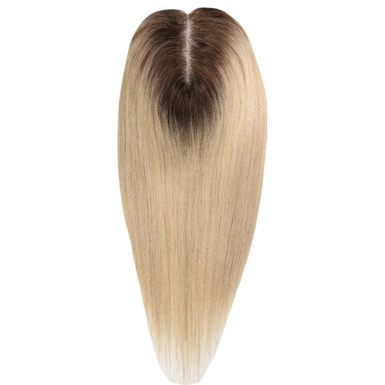 100% Remy Human Hair Natural Hair Topper HairPieces for Women Silk Base 3Clip in Toppers Hair Swiss Lace Hair Topper Breathable