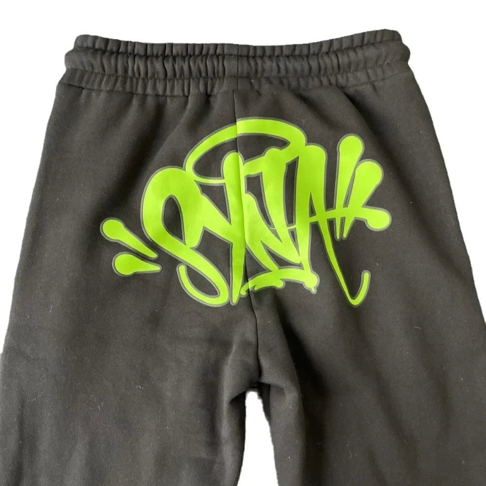 Sy-World Casual Streetwear Sportswear Hoodie Sweatshirt Men's Women's Hip Hop Style Winter Cotton Long Pants Set