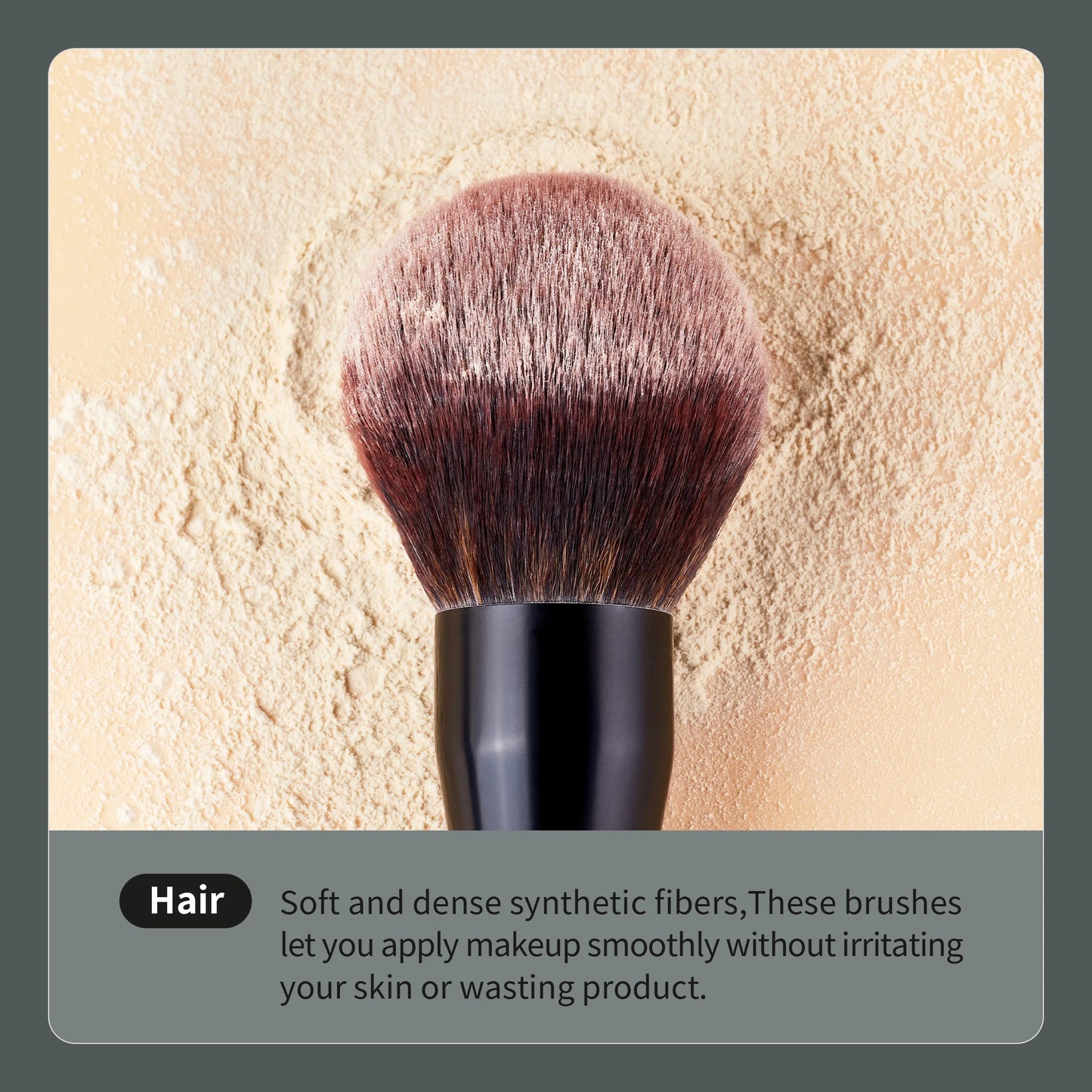 Jessup Makeup Brushes set,3-21pcs Premium Synthetic Big Powder Brush Foundation Concealer Eyeshadow Eyeliner Spoolie Wooden T271