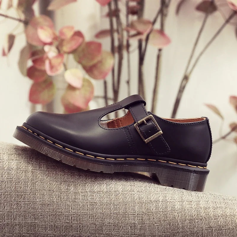Spring and Autumn Casual Shoes for Men and Women 2025 Fashion Mary Jane Shoes Women Thick-soled British Business Casual Shoes 45