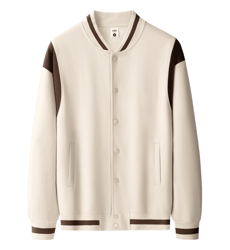 High end men's and women's pure cotton jackets, baseball jackets, custom printed embroidered logos, autumn and winter clothes