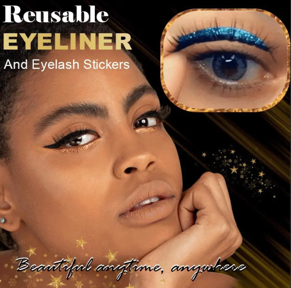 Eyeshadow Eyelash Patch Seamless Makeup Stickers False Eyelashes Innovative Reusable Eyelashes For Cosplay Special Occasions