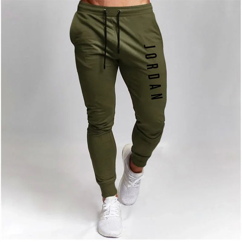Men Loose and Versatile Stretch Trousers Cross-border Spring and Autumn Sports Pants Casual Pants Slim Casual Sports Pants S-3XL