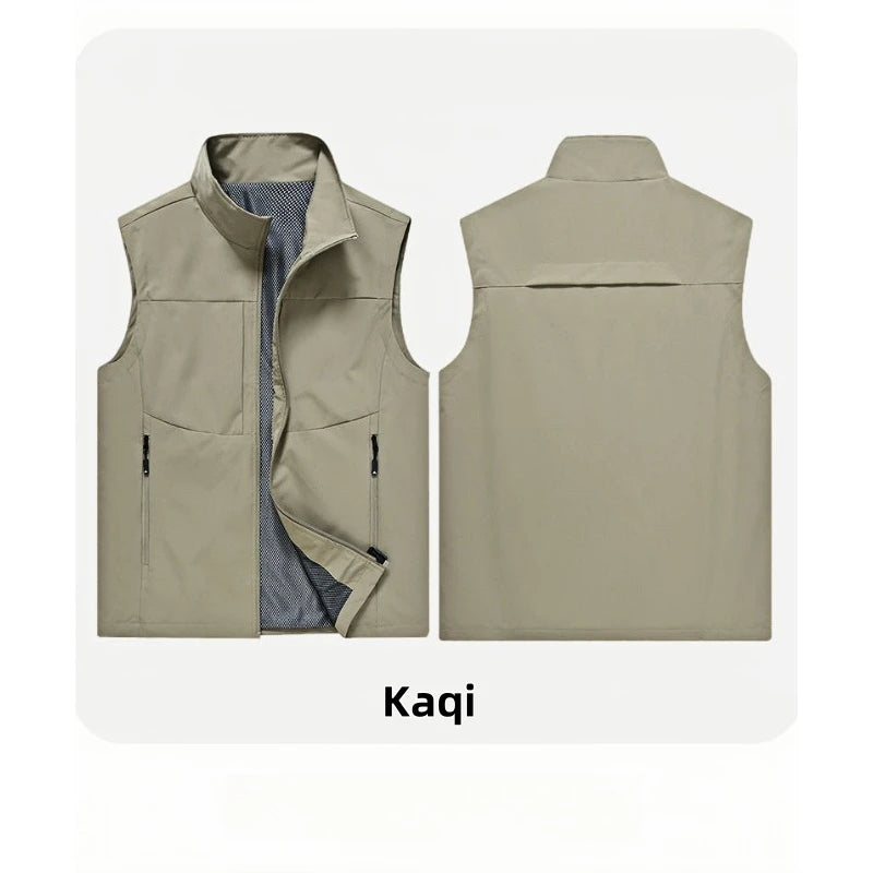 Men‘s Vests Casual Winter Fleece Warm Waistcoats Fashion Thermal Vests Sleeveless Jackets Windbreaker Vests Clothing