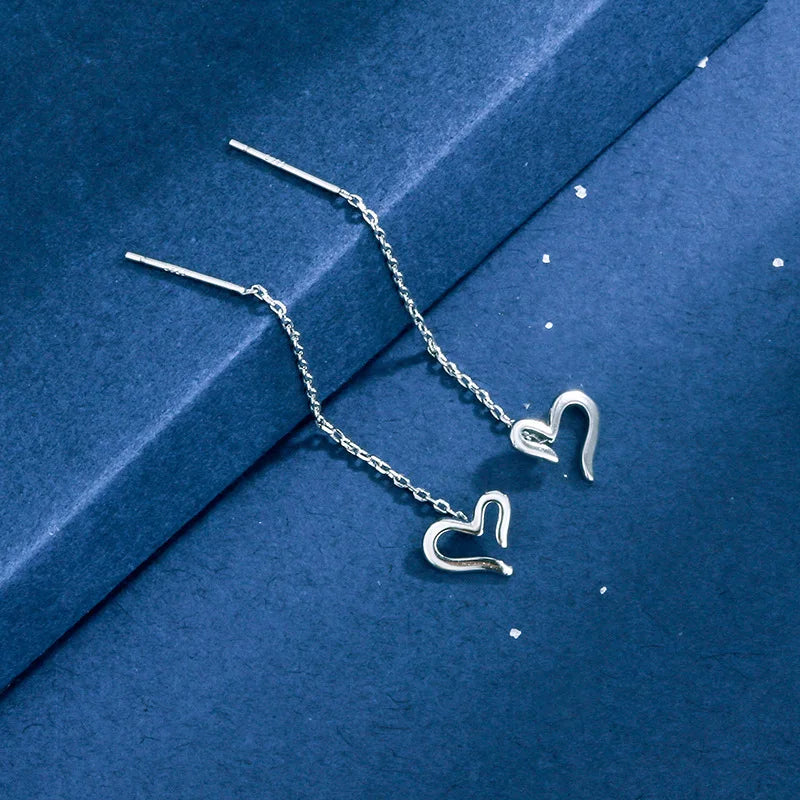 European and American Black Drop Tassel Long Earrings 2025 New Fashion Party Luxury Accessories For Womens Temperament Jewelry