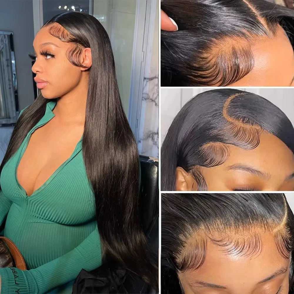 13x4 Bone Straight Lace Front Wig 30 36 Inch Lace Front Human Hair Wigs For Women 13x6 Brazilian Hair Glueless wigs Human Hair