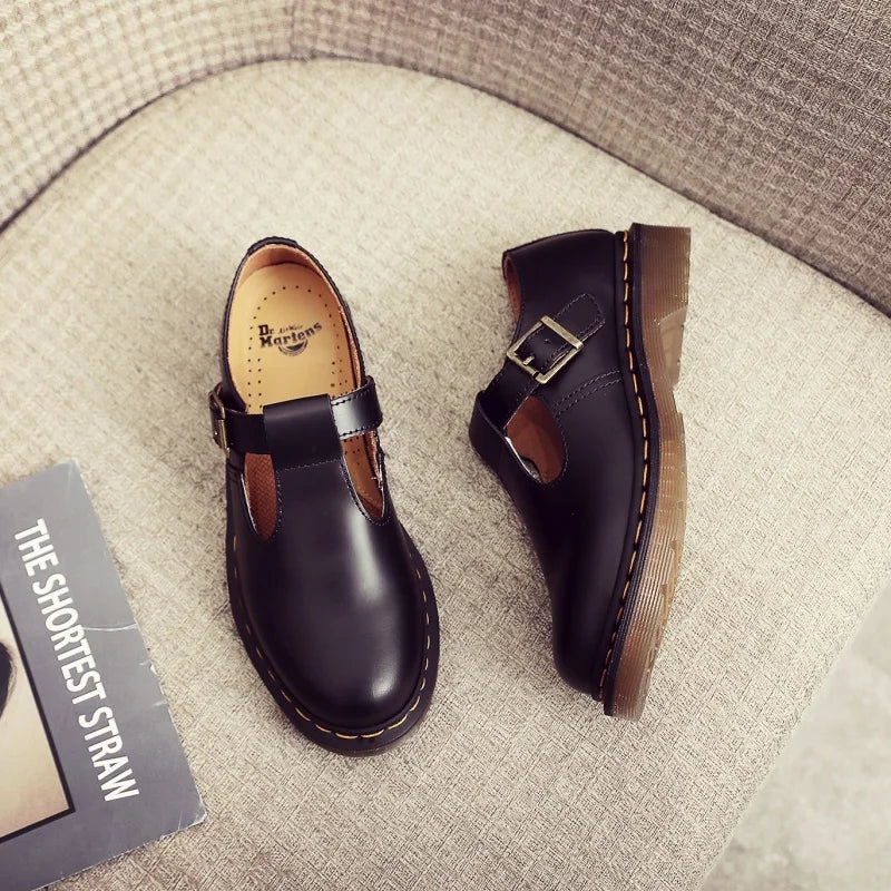 Spring and Autumn Casual Shoes for Men and Women 2025 Fashion Mary Jane Shoes Women Thick-soled British Business Casual Shoes 45