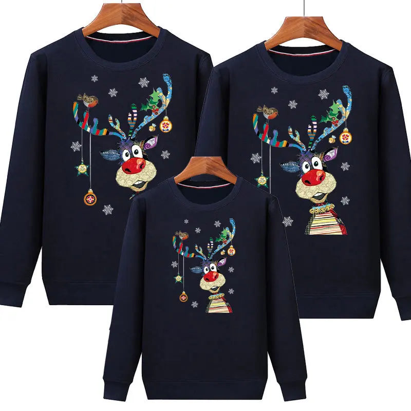 Mom Daughter Dad Son Family Look Sweater Set Matching Family Outfits Christmas Sweatshirt Xmas Jersey Kids Baby New Year Jumper