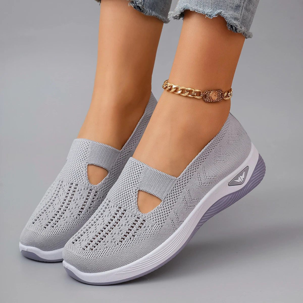 Women's summer breathable mesh flat shoes women's shoes casual sneakers shoes, clearance free shipping