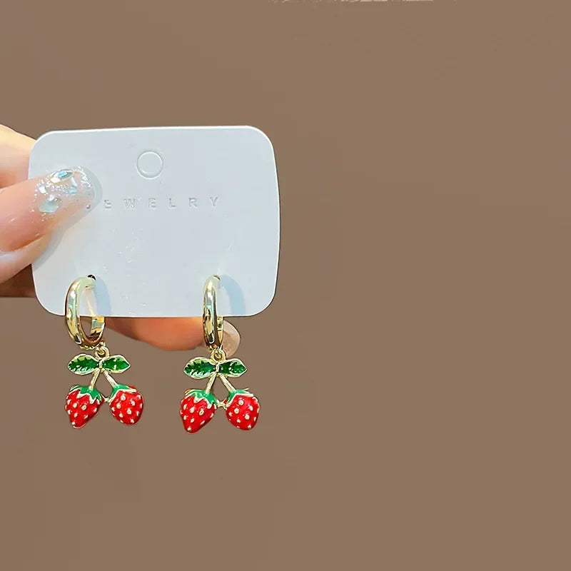 2025 New Unique Design Fashion Simple Butterfly Cat's Eye Inlay Drill Earrings for Women Luxury Paty Jewerly GIfts Daily Wear