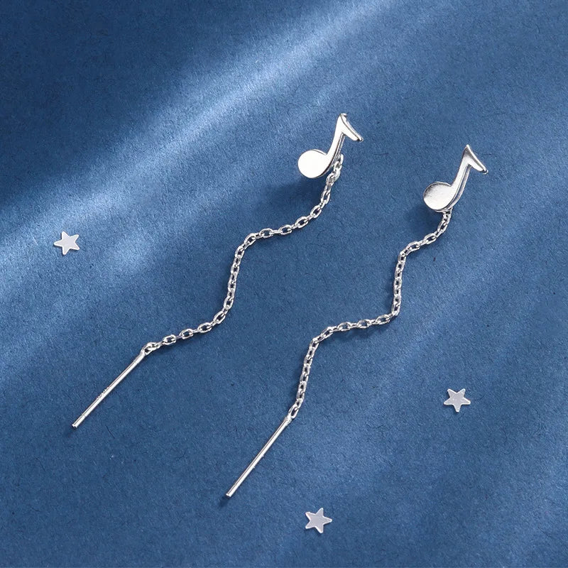 European and American Black Drop Tassel Long Earrings 2025 New Fashion Party Luxury Accessories For Womens Temperament Jewelry