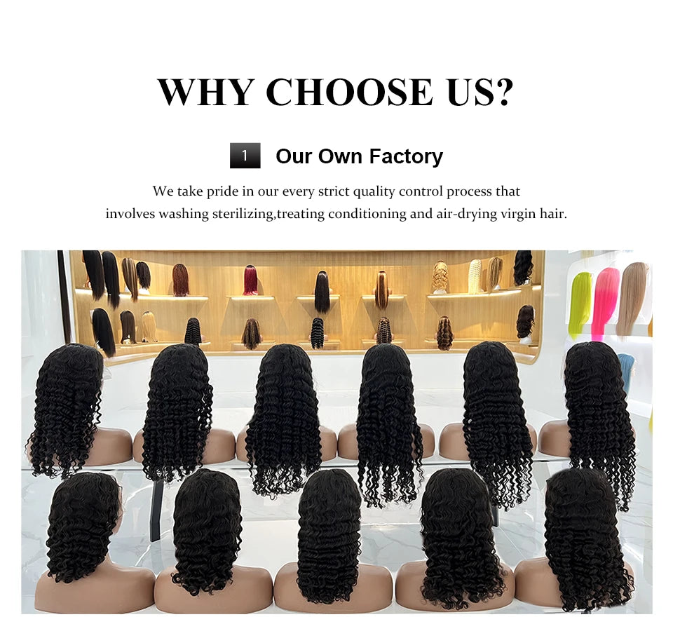 250% 30-36 inch HD Invisi Strap 360 Full Lace Frontal Kinky Curly Wig Black 100% Human Hair Drawstring Snug Water Wig Glueless