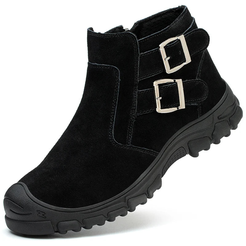Men Work Safety Boots Indestructible Welder Shoes Steel Toe Work Shoes Anti smashing Security Protective Men Safety Shoes