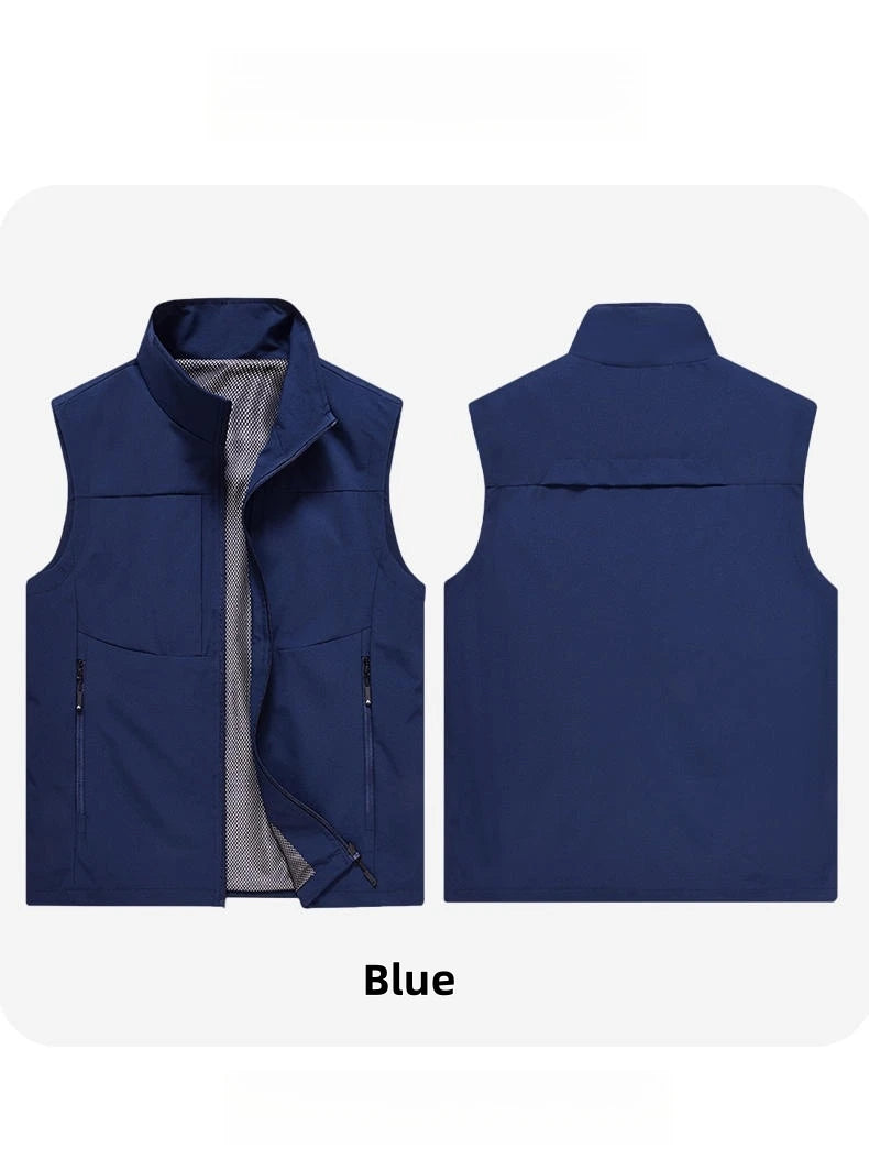 Men‘s Vests Casual Winter Fleece Warm Waistcoats Fashion Thermal Vests Sleeveless Jackets Windbreaker Vests Clothing