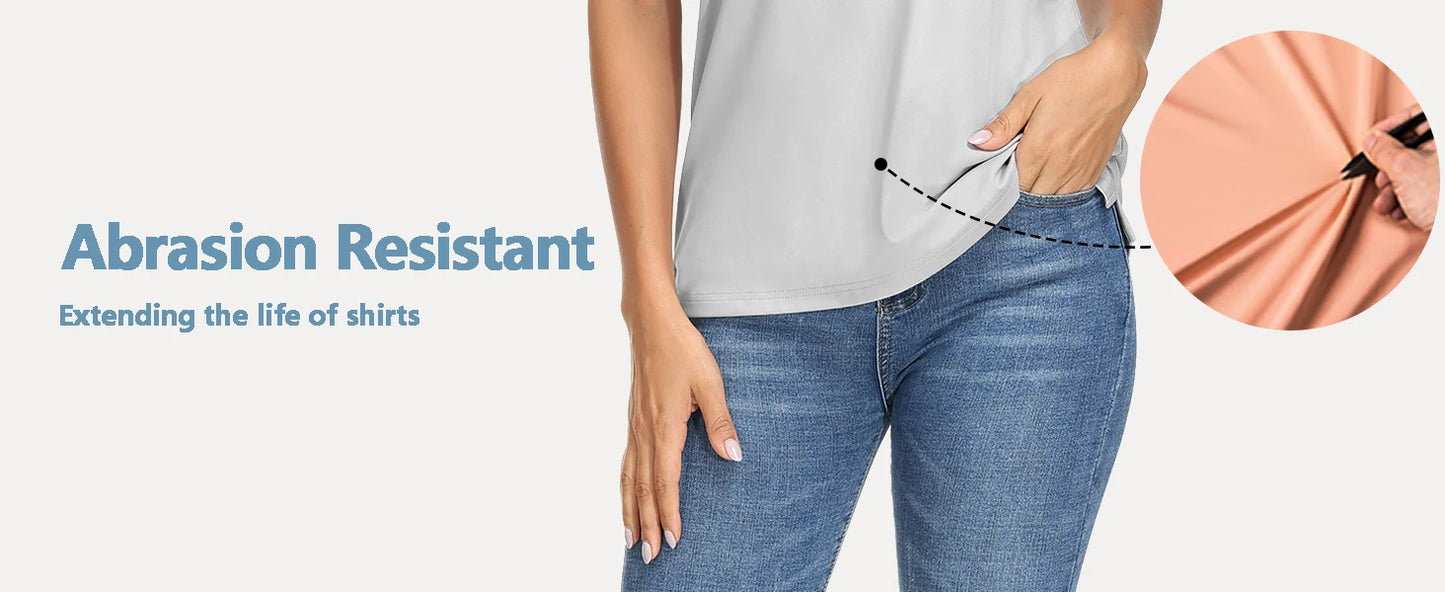 TACVASEN Summer UPF 50+ Short Sleeve Shirts Womens Sun Protection T-shirts Quick Dry 4 Buttons Tennis Workout Tee Golf Pullovers