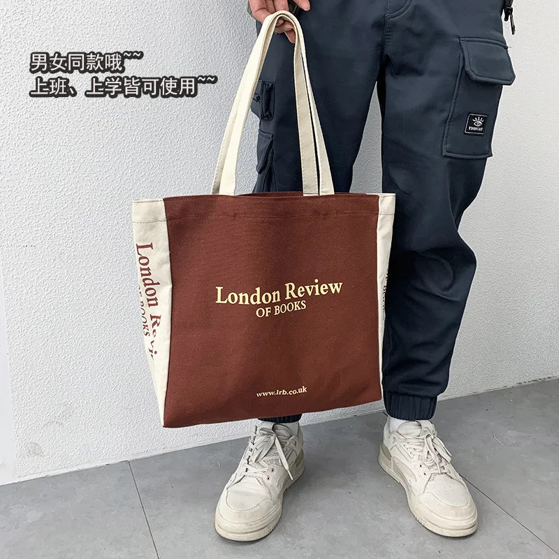 Women Canvas Shoulder Shopper Bag Cotton Cloth Eco Big Shopping Bag for Woman 2023 Girls Student Handbag Large Tote Book Bags