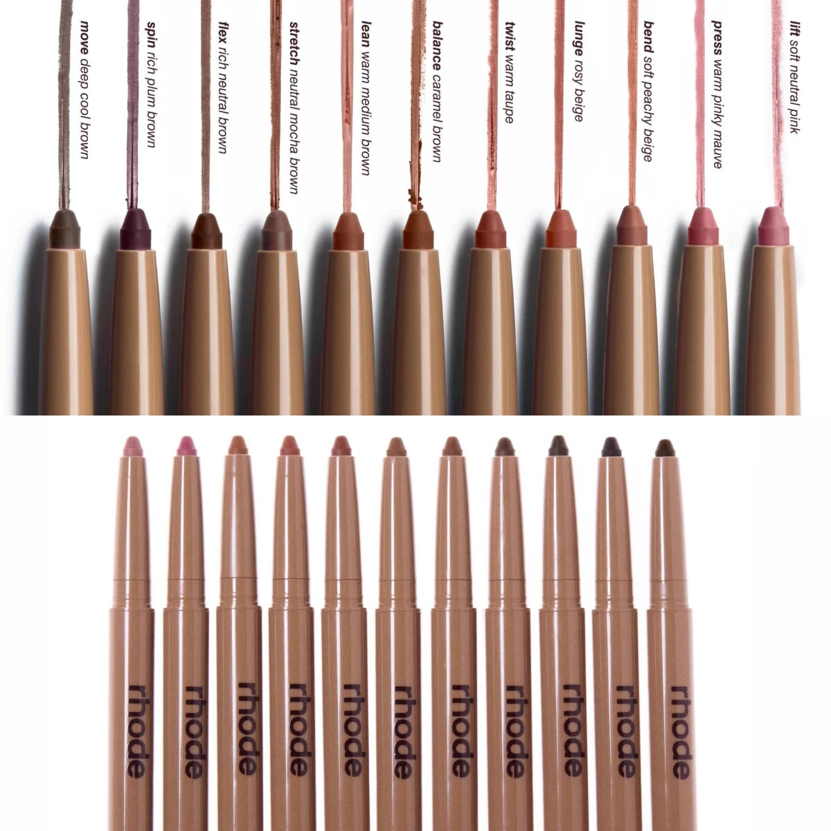 With box Skin Peptide Lip Shape Pen Lip Liner Long Lasting Lip Tint Pencil Pen Makeup Lipstick Powder Blusher Gloss Rouge Makeup