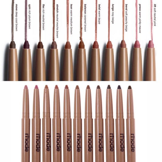 With box Skin Peptide Lip Shape Pen Lip Liner Long Lasting Lip Tint Pencil Pen Makeup Lipstick Powder Blusher Gloss Rouge Makeup