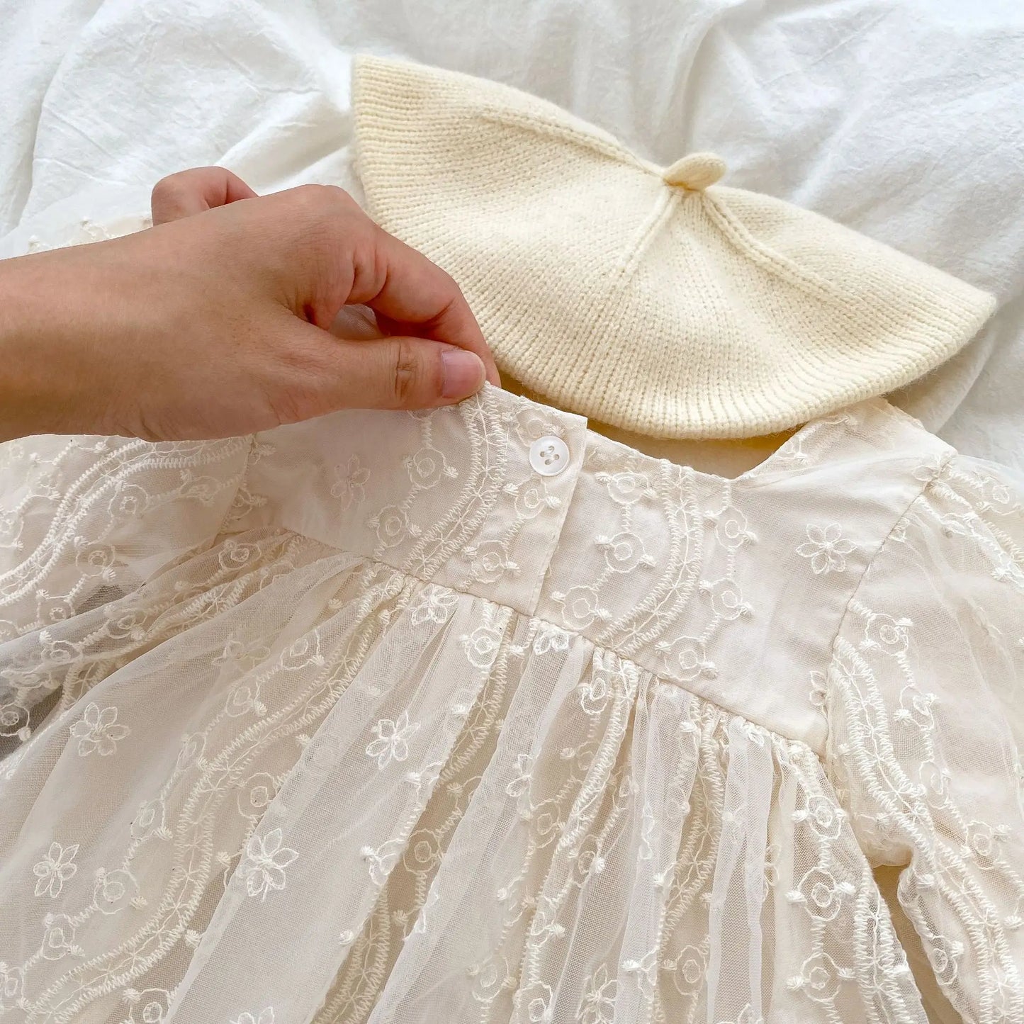 7006 Baby Lace Romper Longsleeve Princess Baby Girls Clothes Newborn Infant 0-6m Romper